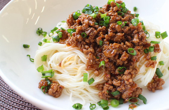 汁無し担々そうめん