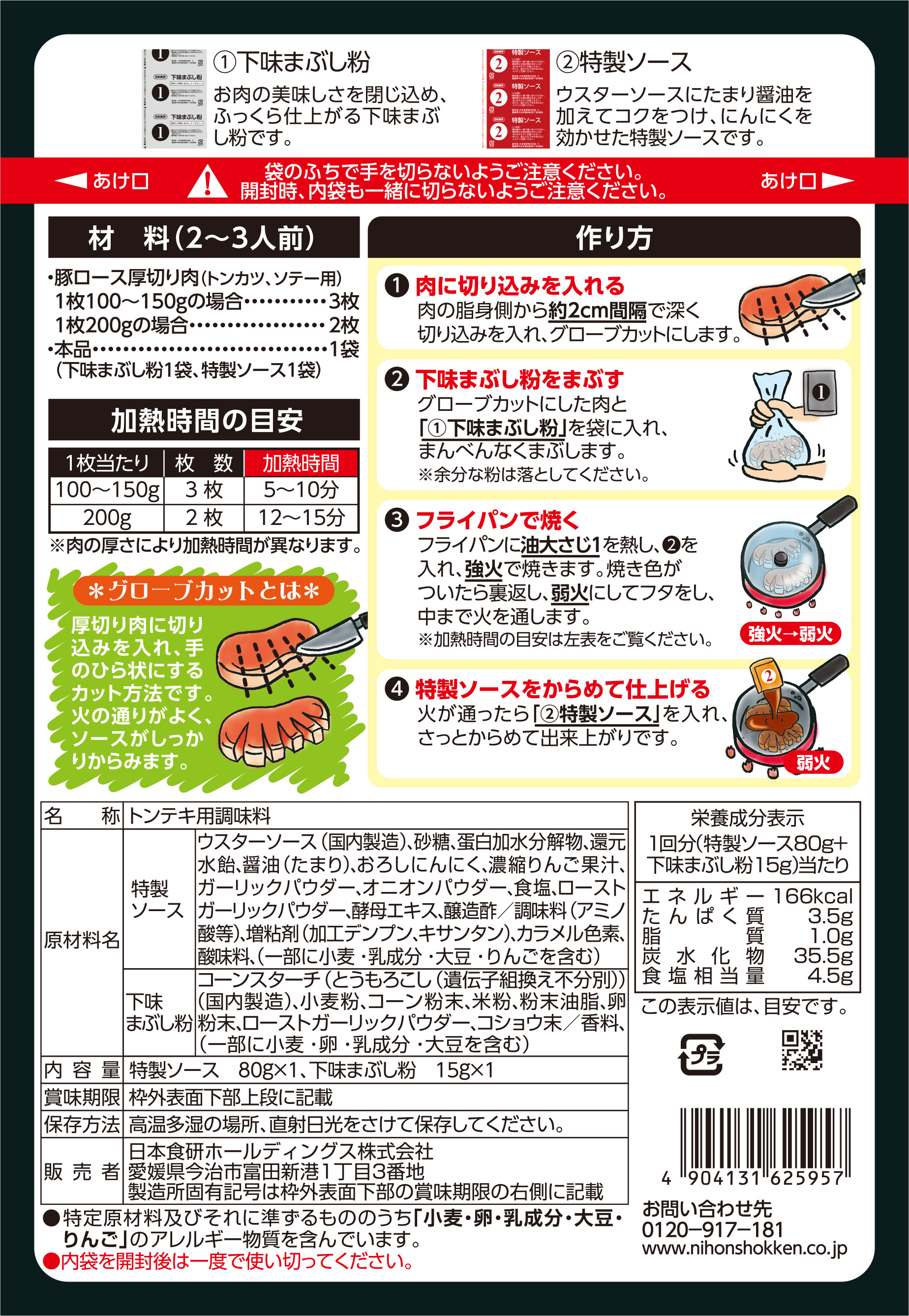 同梱可能 トンテキの素 日本食研 焦がしにんにくが香ばしいパンチのあるソースｘ２袋/卸