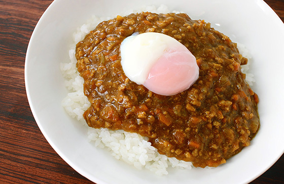 レンジでキーマカレー